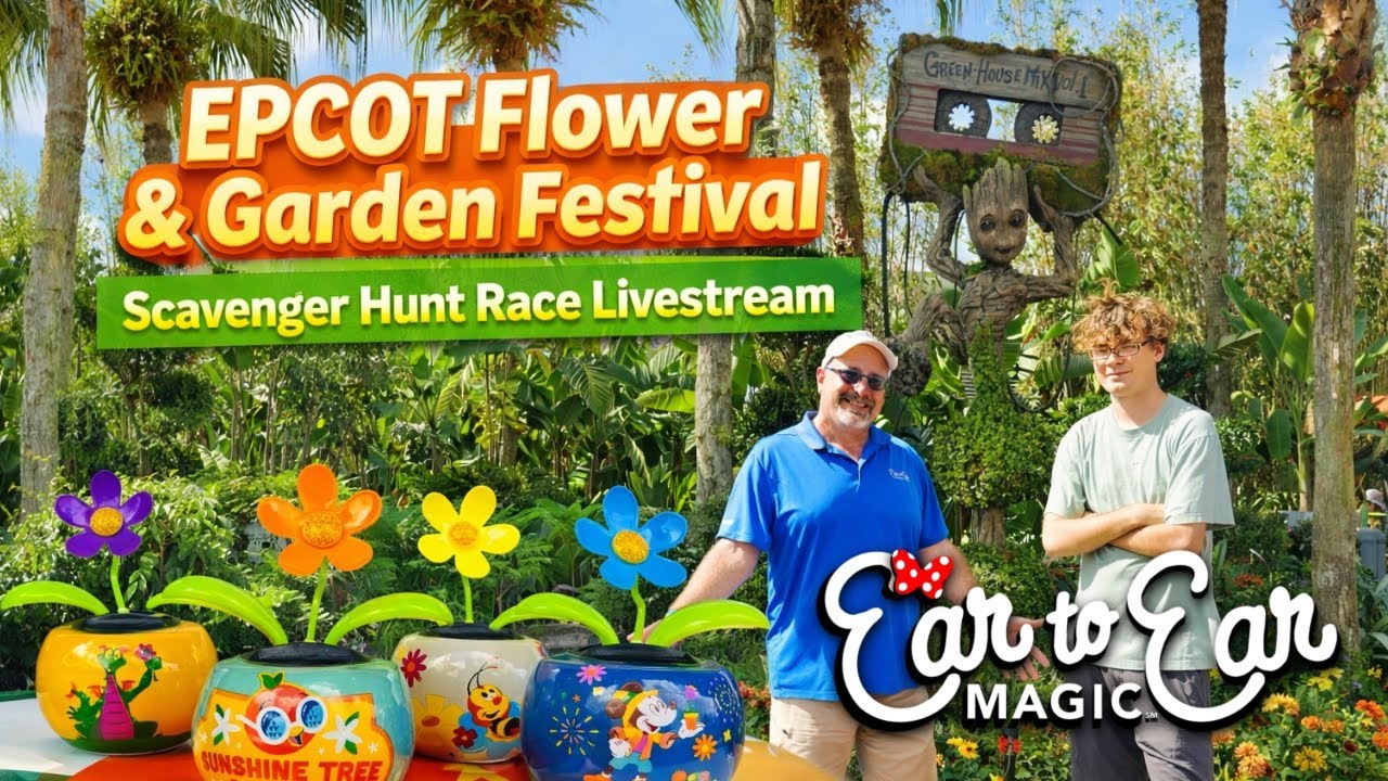 🔴 LIVE Epcot International Flower and Garden Festival Live Stream 03.10.2026