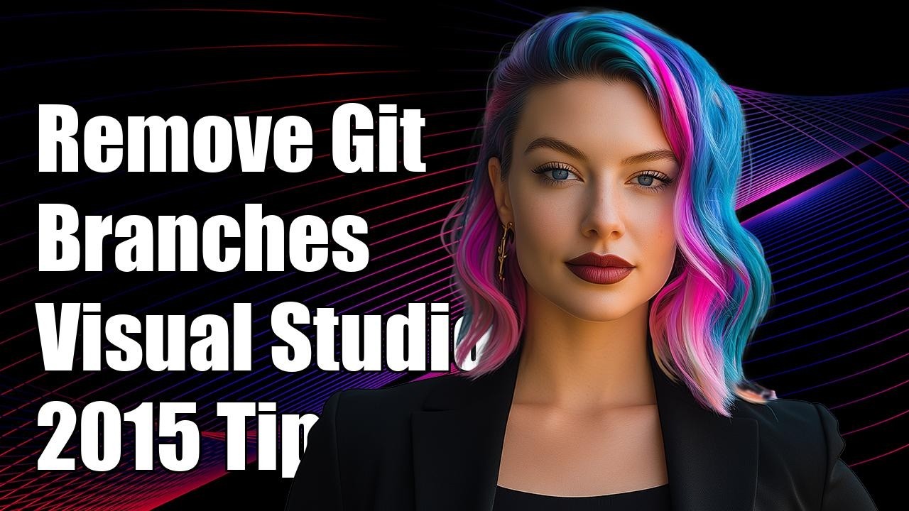 How do I remove deleted Git branches from Visual Studio 2015 - YouTube