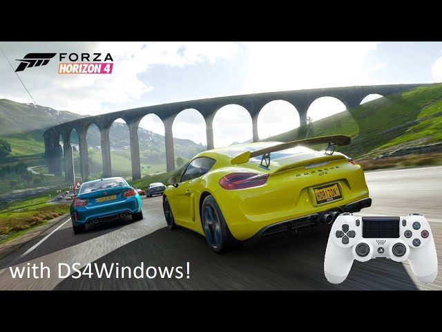 How to play Forza Horizon 4 with PS4 - DS4Windows - YouTube