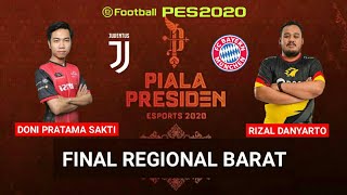 FINAL REGIONAL BARAT PIALA PRESIDEN ESPORTS PES 2020