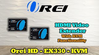 KVM HDMI Over Ethernet Extender Balun Over CAT6/7 Cable 1080p Upto 330 Feet