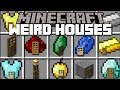 Minecraft WEIRD HOUSES MOD / FIND YOUR FAVOURITE YOUTUBERS HOUSE!! Minecraft