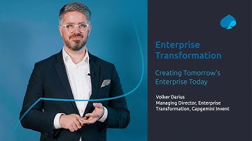 Enterprise Transformation - Creating Tomorrow