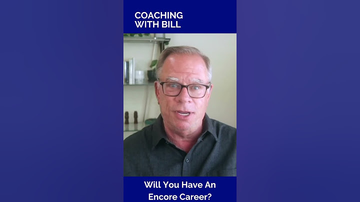 Will You Have an Encore Career