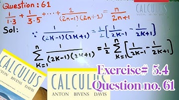CH #5|integration|Howard Anton 10th Edition| Exercise #5.4 question no.61