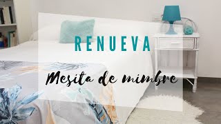 Renovar mesita de noche de mimbre | Bricos Caseros