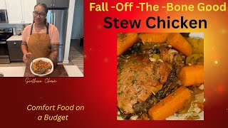 Budget-Friendly Flavor Intense Stew Chicken w/ Sweet Carrots 🍗🥕