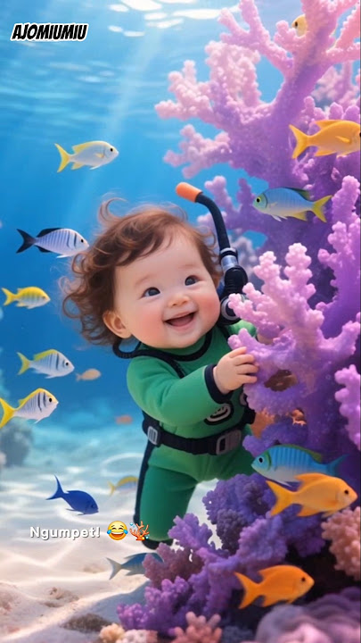 snockling in the sea #shortsfeed #animasi #animasulucu #funny #shorts #animation #fyp