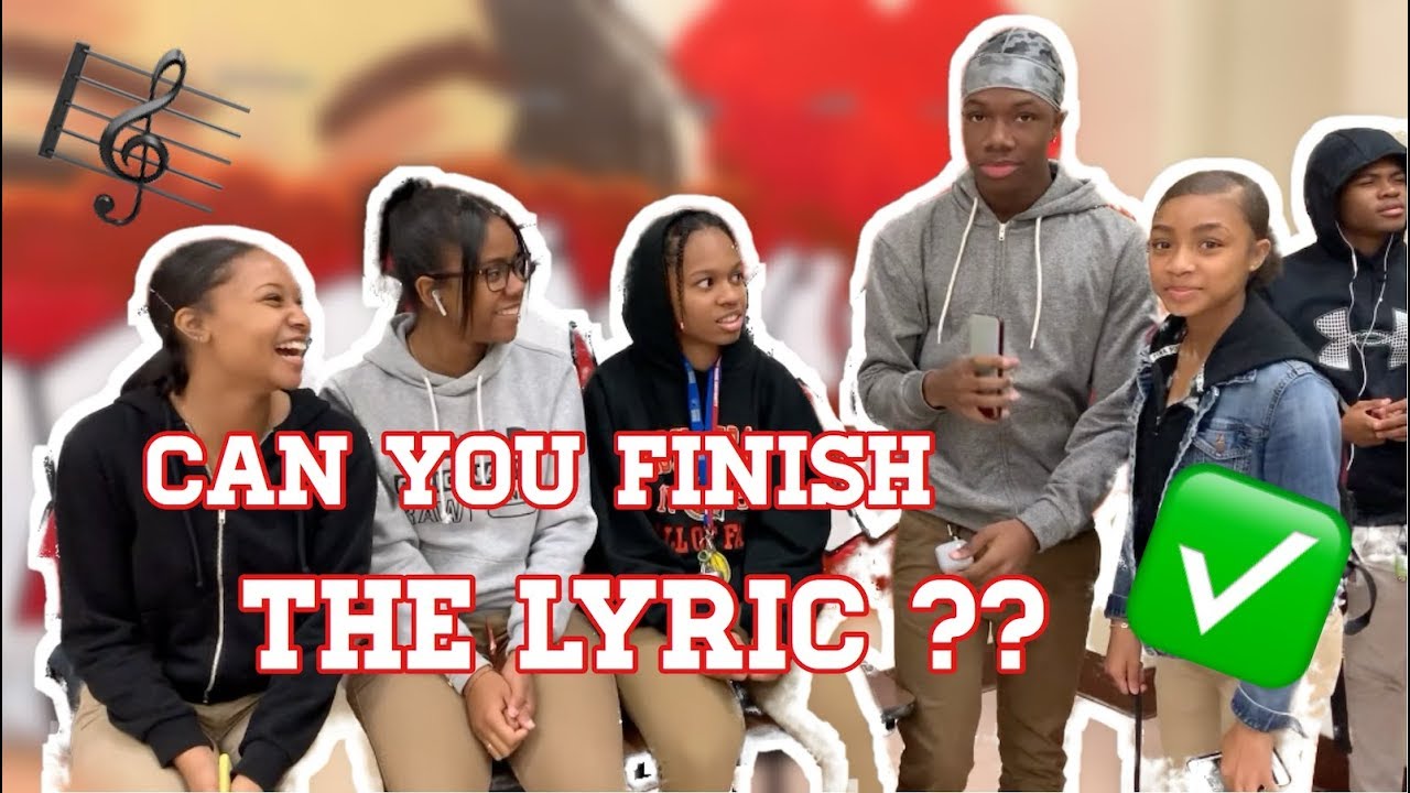 CAN YOU FINISH THE LYRIC ?? FUNNY PUBLIC INTERVIEW