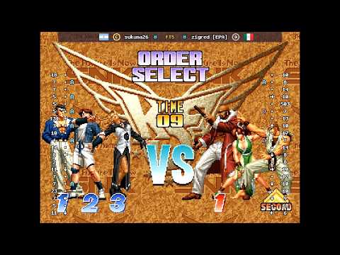 The King of Fighters '96 - 🇦🇷 sukuna26(C) vs 🇲🇽 zigred [EPA](D) | Fightcade (2026-03-09 03:16 UTC)