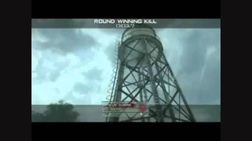 mw2 crazy throwing knife gamewinning kill compilation HD
