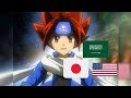 راب انمي بي بليد بثلاث لغات مختلفة 