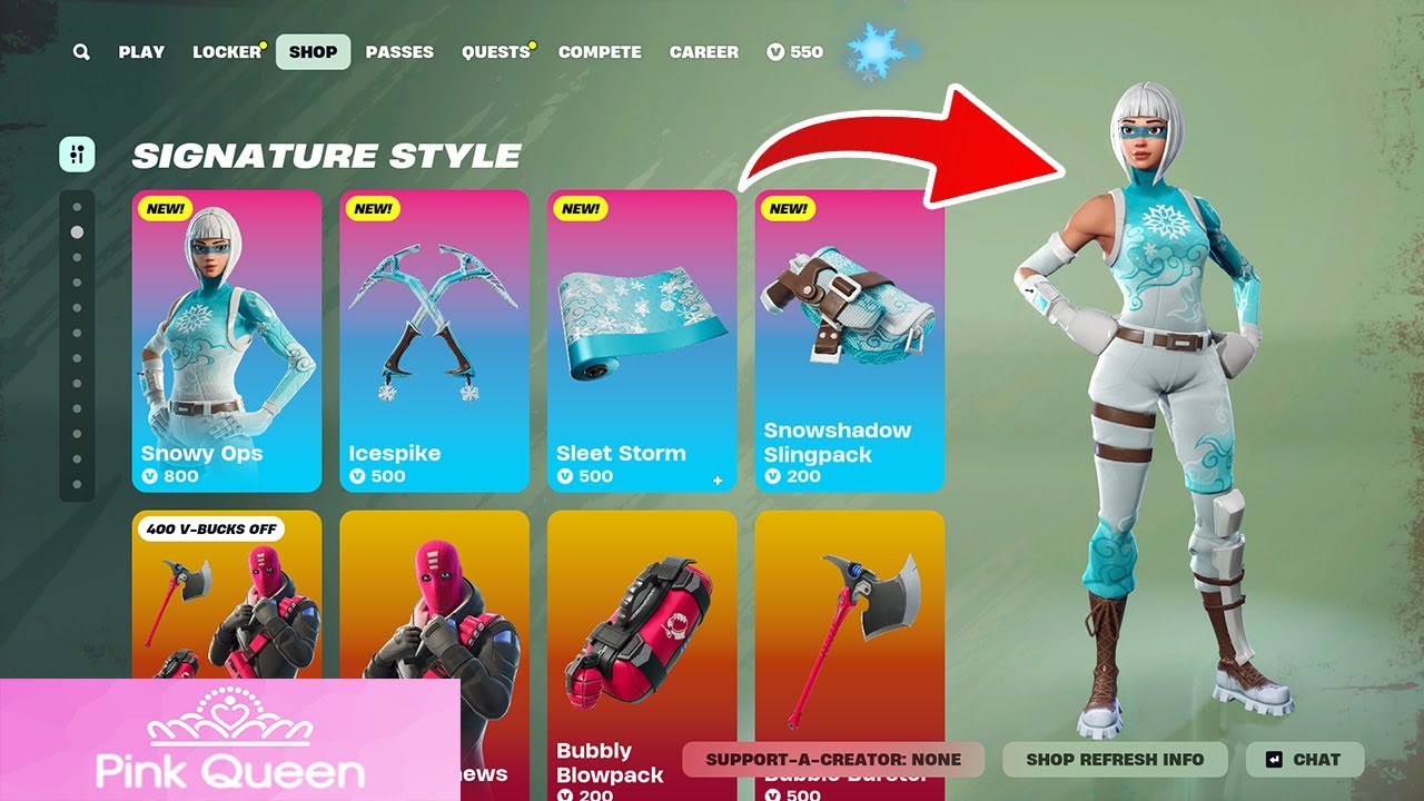 Item Shop [7th January 2025] *NEW* SNOWY OPS SKIN!!! - YouTube
