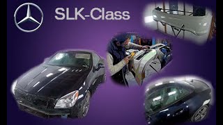 Mercedes Benz SLK R172 Кузовной ремонт в Армении/Body repair in Armenia