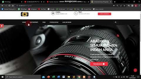 Aplikas Sistem Informasi Penyediaan Jasa Fotografi Berbasis Web