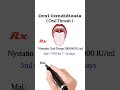 Oral Thrush  Oral Candidiasis   #nursing #endocrinology #biology #education #medicalshorts #real