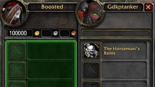 Level 70 Booster Buys The Horseman's Reins (halloween Special)