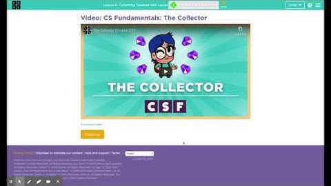 Code.org Course C Lesson 6 Collecting Treasure with Laurel