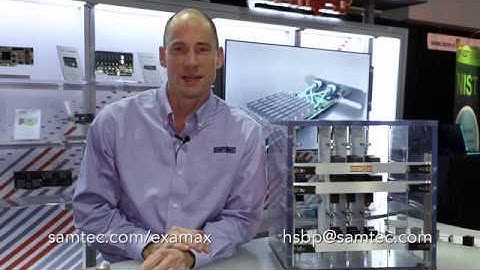 Samtec ExaMAX® Direct Mate Orthogonal (DMO) High Speed Backplane Connectors