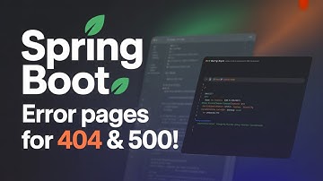Spring Boot Secrets: Crafting Custom Error Pages for HTTP Status Codes!