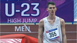 Championship of Russia U23. High Jump. Men Final. Highlights