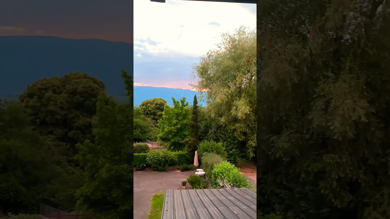 Швейцария | Заход СОЛНЦА где-то за ГОРАМИ😍 | 