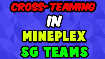 People Cross-Teaming in Mineplex SG Teams!