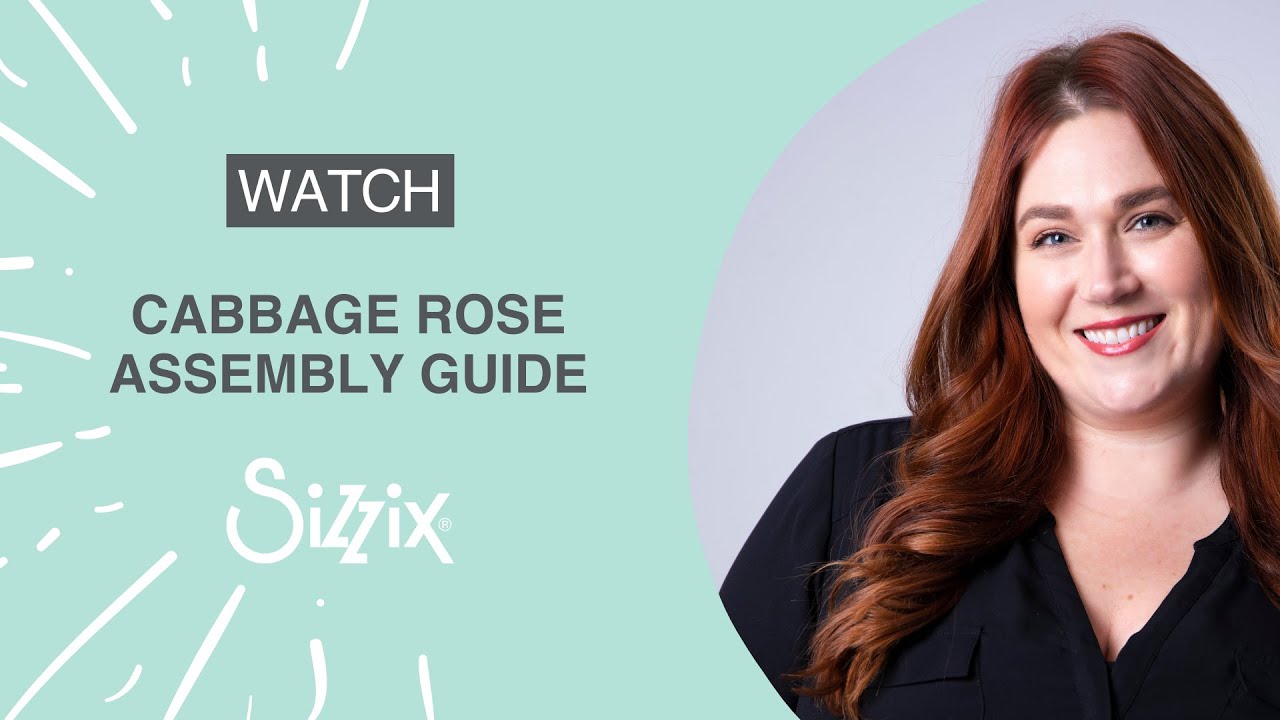 Sizzix: How to Assemble the Bigz Die - Cabbage Rose! By Designer Alexis.