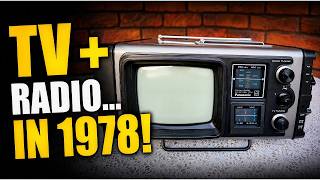 I Tried, Panasonic TR-5010S Portable TV & Radio Receiver from 1978 | Show & Tell
