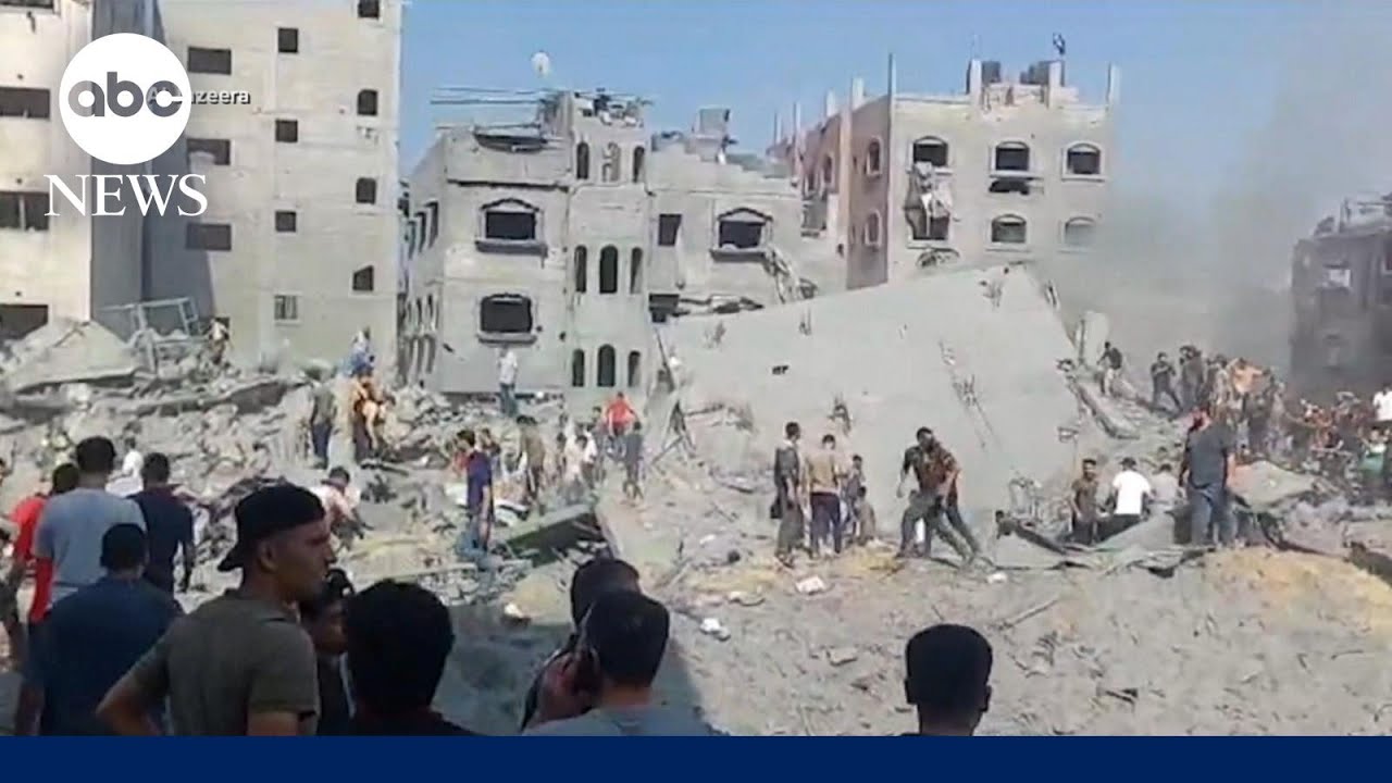 IDF confirms 2nd strike on Jabalia refugee camp in Gaza - YouTube