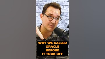 Waarom we Oracle belden voordat het van de grond kwam