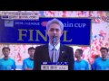 2016/10/15 AAA 浦田直也 国歌斉唱 ルヴァンカップ ガンバ大阪 vs 浦和レッズ