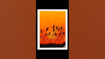 Adobe Fresco - Golden hour #shortsfeed #digitalart #adobefresco #art #shorts #watercolor #artist