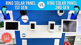 Ring Small Solar Panel 1.9W vs Ring Solar Panel 4W 2nd Gen COMPARISON