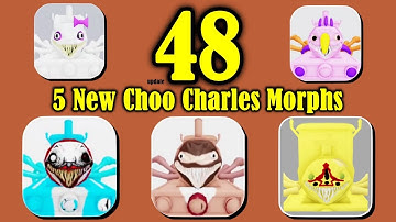 Update 48 | How to get ALL 5 New CHOO CHOO CHARLES Morphs! [ Roblox ]