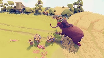 Totally accurate battle simulator (TABS) The Introduction HAY AND PITCHFORKS walkthrough