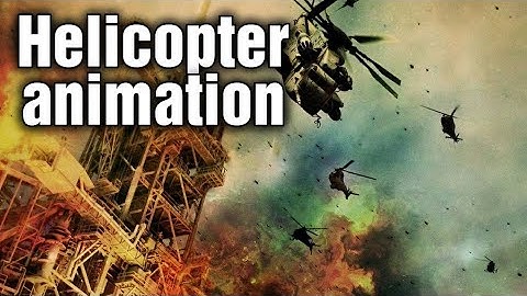 Helicopter animation in prisma 3d /prisma 3d animation