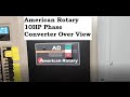 American rotary phase converter over view 10hp review