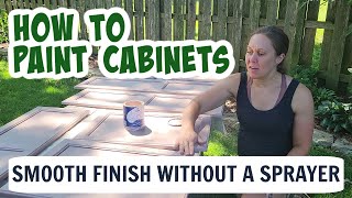 How to Paint Kitchen Cabinets without a Sprayer by Refresh Living 18,801 views 1 year ago 14 minutes, 26 seconds