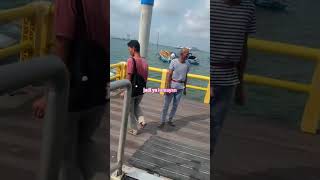 Tutorial pergi ke Pulau Belakang Padang helping tipis-tipis sambil lihat tepian Singapura #travel