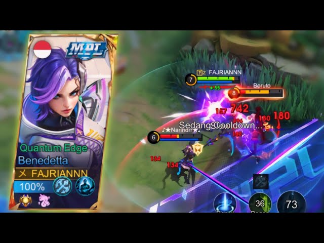 TOP GLOBAL BENEDETTA | BENEDETTA HIGH DAMAGE | BENEDETTA GAMEPLAY MOBILE LEGENDS class=