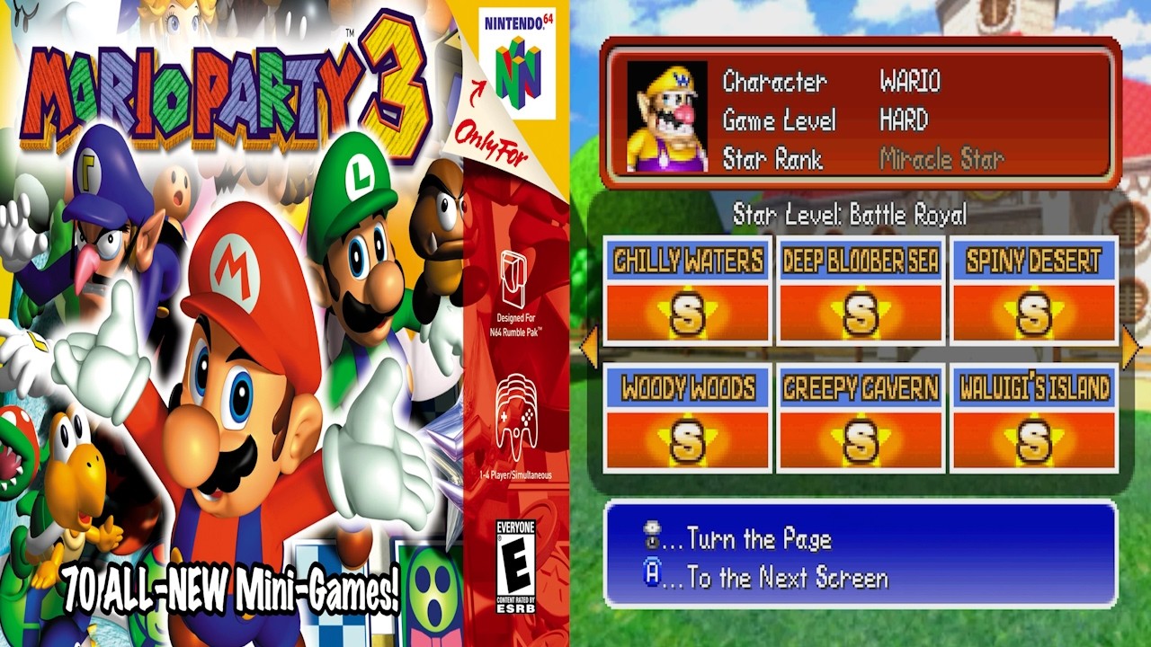 Mario Party 3 (All S Rank, Hard) [25] N64 Longplay - YouTube