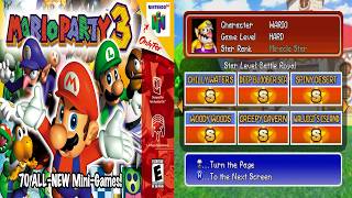 Mario Party 3 (All S Rank, Hard) [25] N64 Longplay
