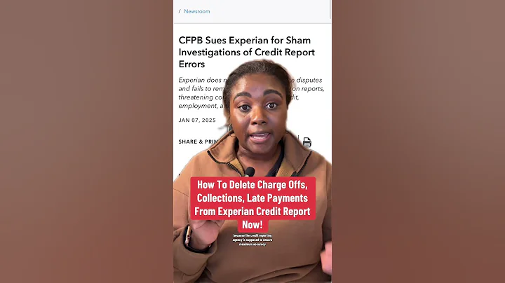 CFPB Takes On Experian EXPOSING How to Delete Charge Offs