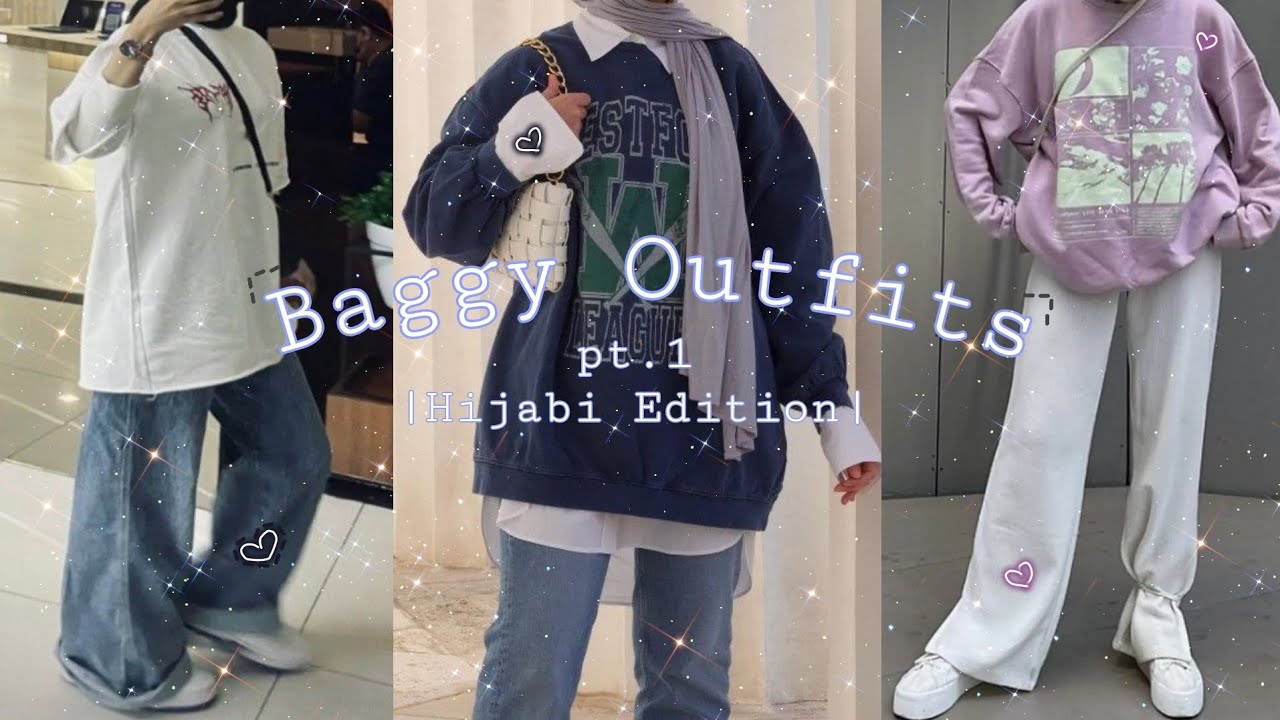 Baggy outfits pt. 1🌜 |Hijabi Edition| - YouTube