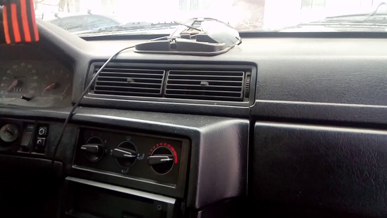 Установка моторчика печки.Вольво 940 - YouTube