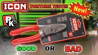 Harbor Freight ICON Torture Test / Slip Joint Pliers!!! #harborfreight #icon #tools #toolreviews