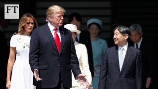 Donald Trump meets Japan's Emperor Naruhito