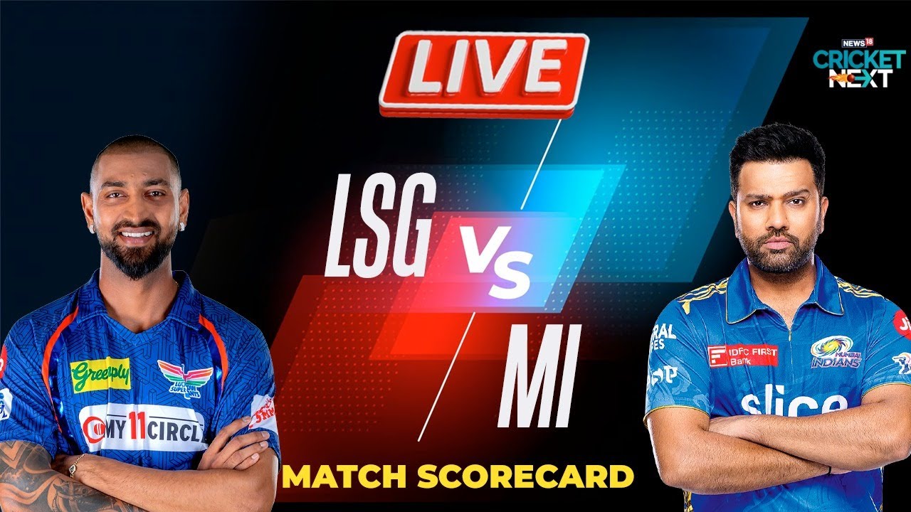LSG vs MI Live Cricket Score Lucknow beat Mumbai, Create More Chaos on Points Table