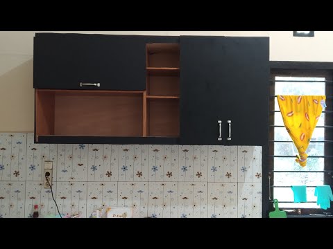  2 MEMBUAT  SENDIRI  KITCHEN  SET  ATAS SEDERHANA DARI  TRIPLEK  